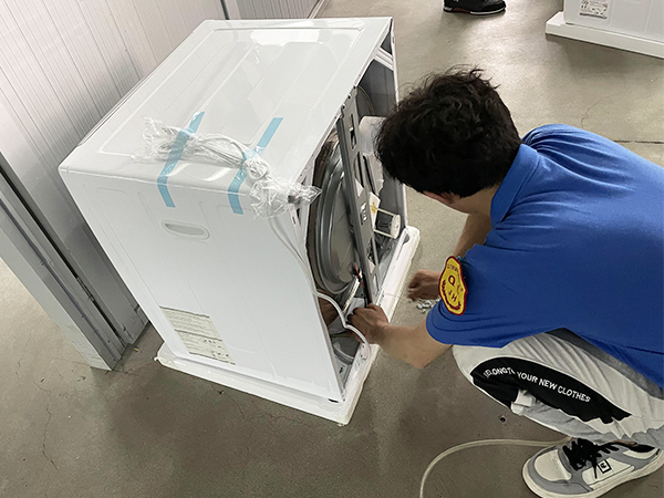 驗貨日常!伊萊克斯點贊金環(huán)電器滾筒衣服烘干機代工質(zhì)量 家用電器